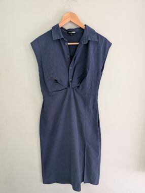Area Stars Blue Tank Sheath Dress Size S